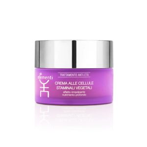 Veido odą stangrinantis kremas Gli Elementi „Vegetable Stem Cells Cream“, su natūraliais antioksidantais, 50 ml