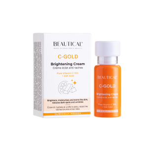 Skaistinantis veido kremas su vitaminu C "C-Gold", 15 ml