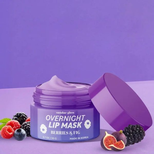 Lūpų kaukė Lip Mask Berries & Fig, Uogų ir figų kvapo