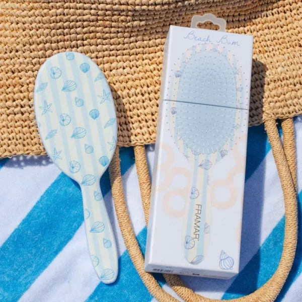 Šepetys plaukams Framar Beach Bum Detangle Brush (su dėžute)