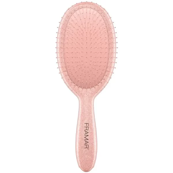 Šepetys plaukams Framar Cookie Cutter Detangle Brush Ginger (su dėžute)