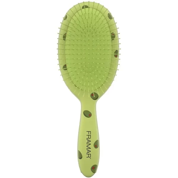 Šepetys plaukams Framar Extra Dirty Detangle Brush Extra Olives (su dėžute)